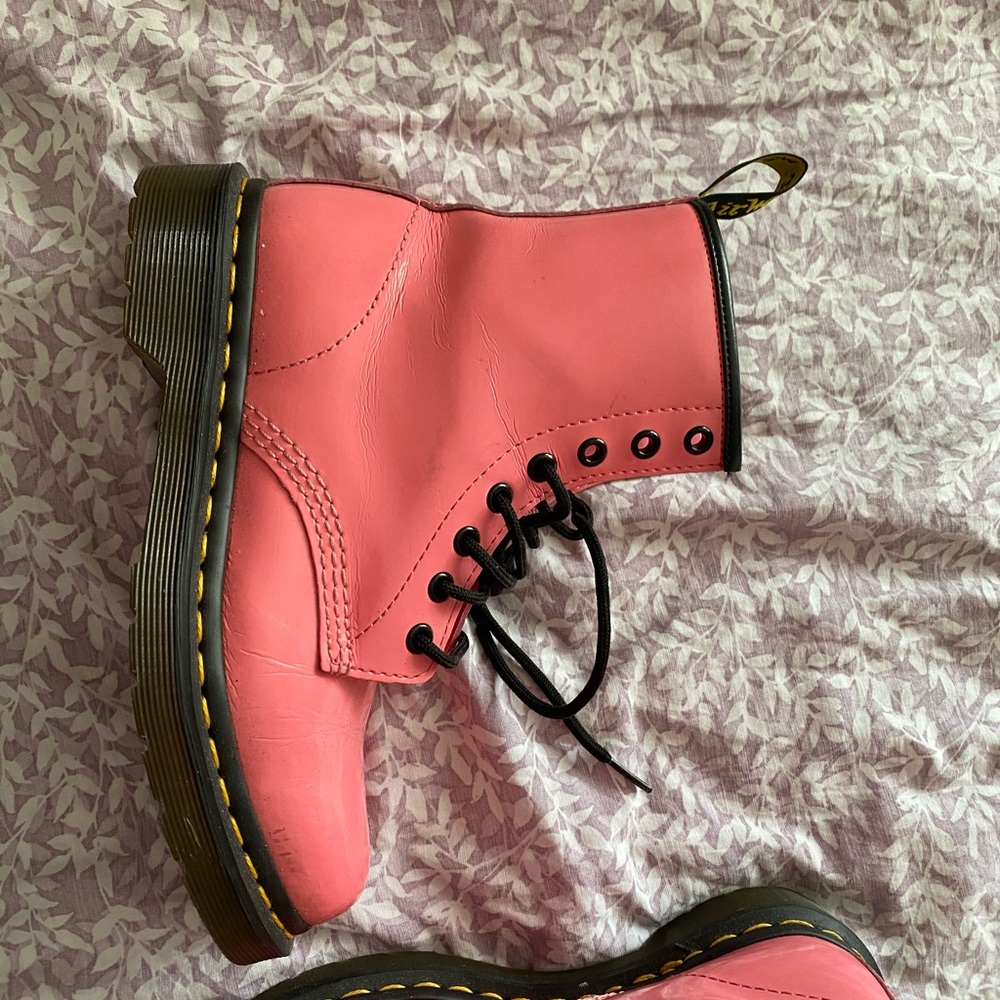 PINK DR MARTES BOOTS